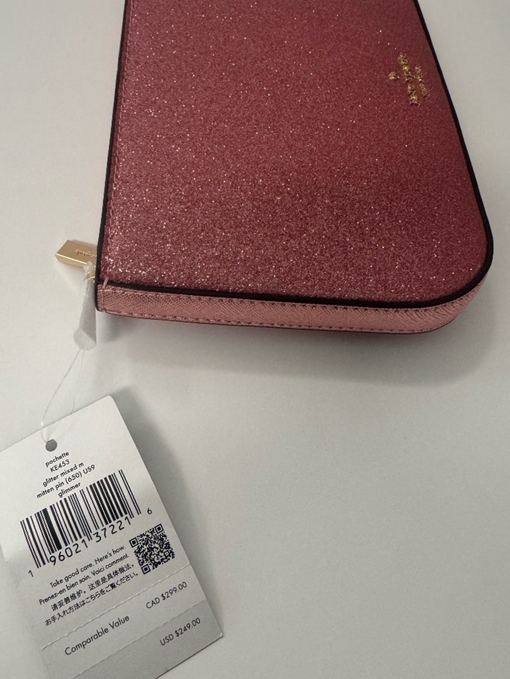 Kate Spade Glimmer Glitter Pochette (KE453) Pochette - Mitten Pink - Picture 12 of 14